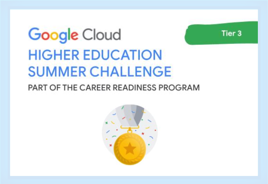 Google Cloud Higher Education Summer Challenge